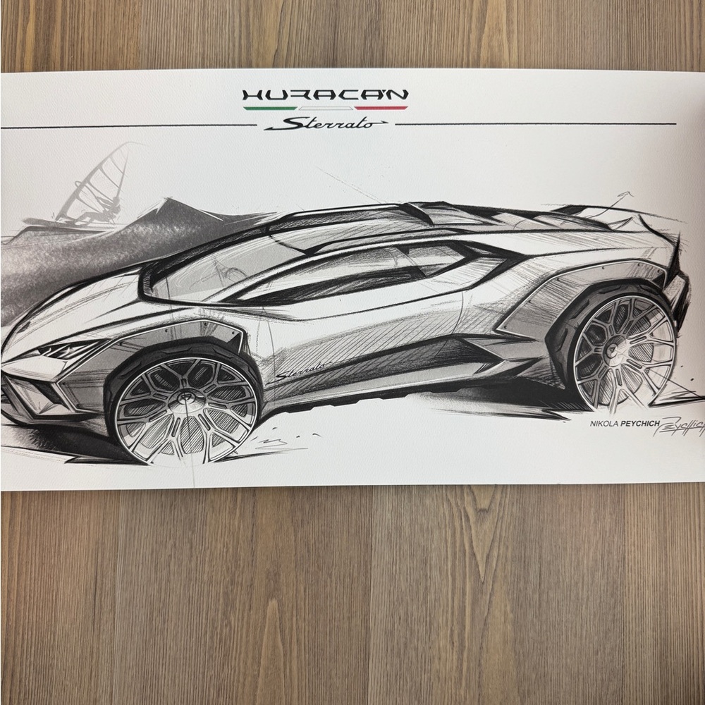 Huracan Sterrato Concept Art Poster